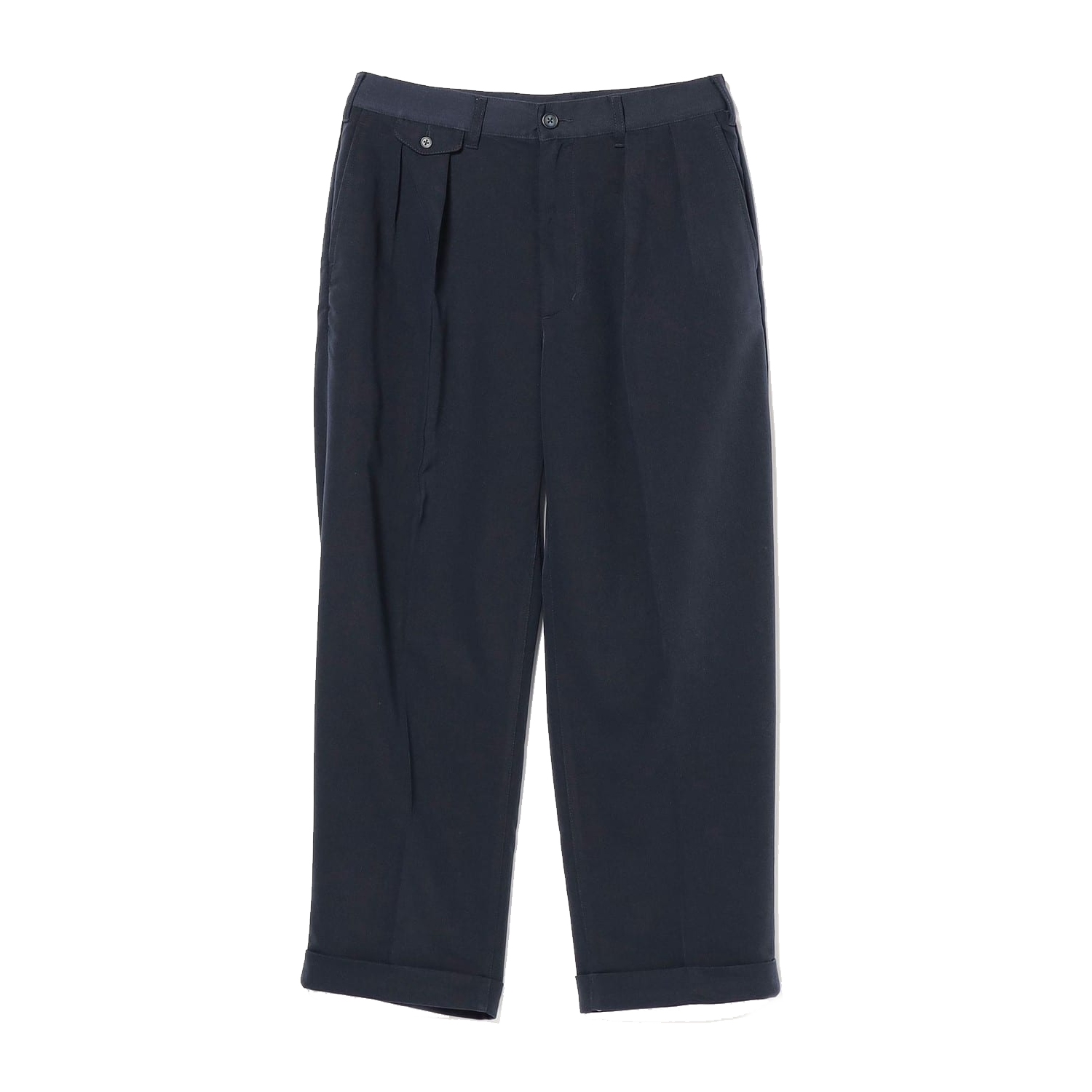 パンツ BEAMS PLUS 2 Pleats Trousers PE Twill Beams Plus 2 Pleats Trousers PE Twill - Navy – Stomping Ground