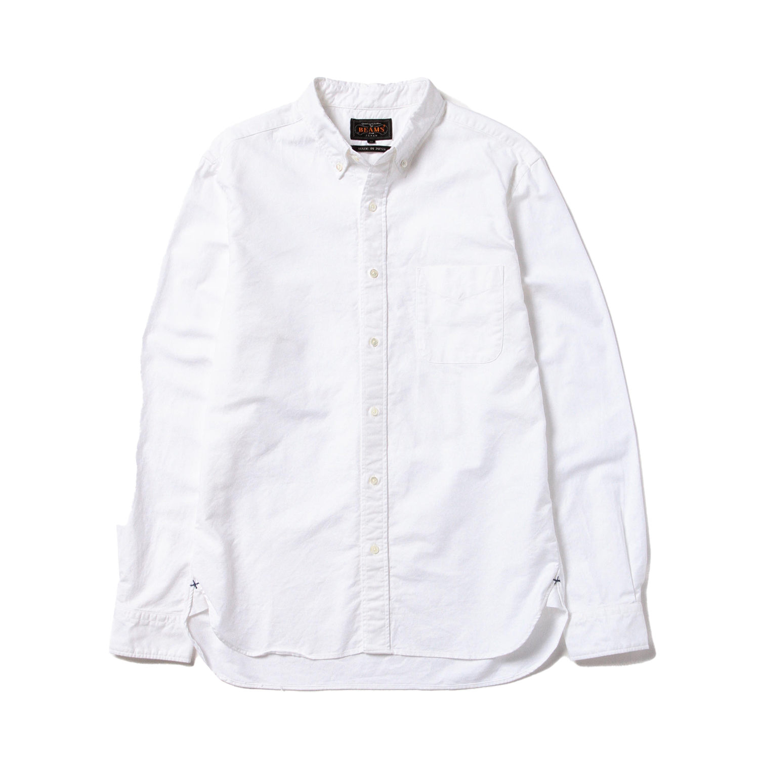 BEAMS PLUS Button Down Oxford - White – Stomping Ground