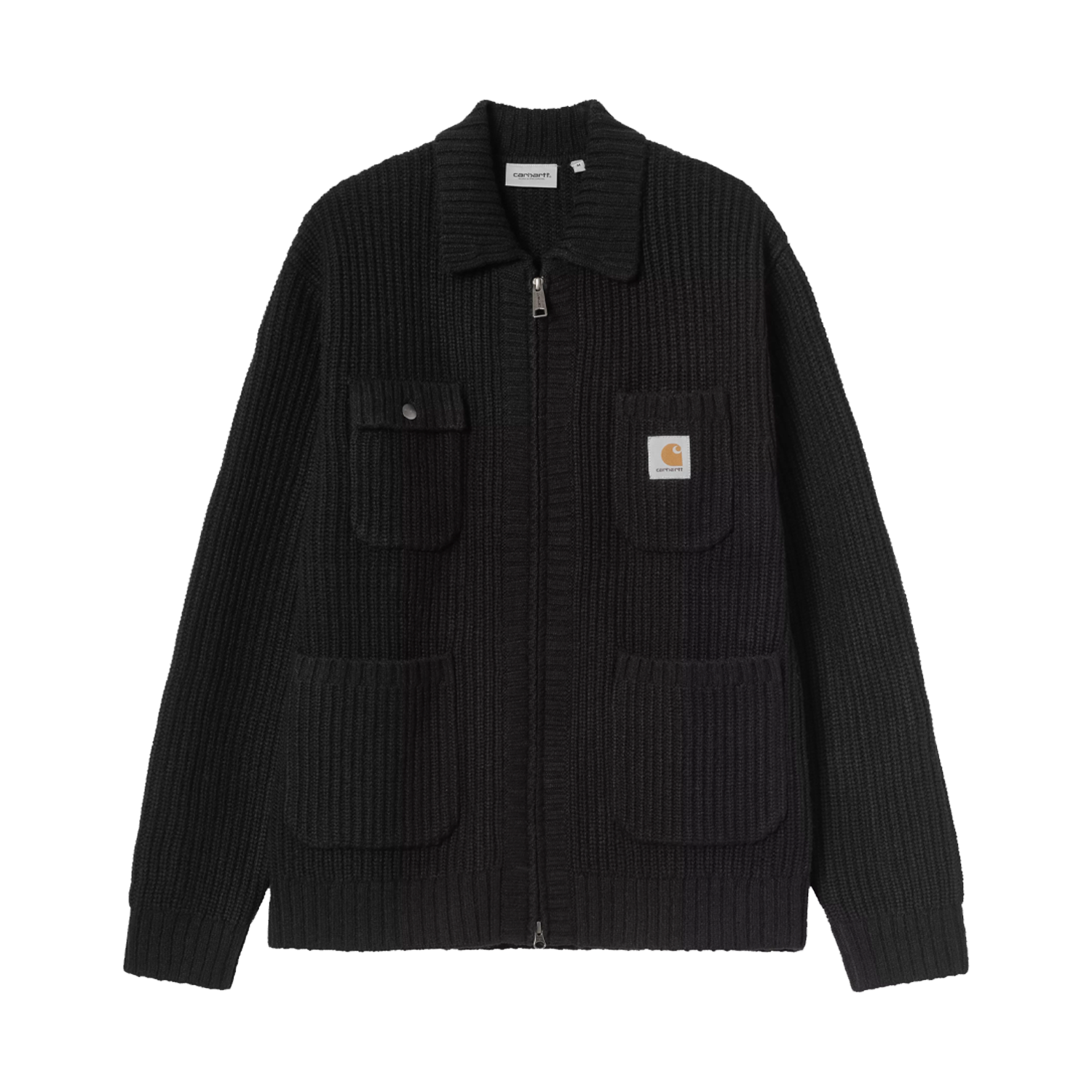 菜*様 Carhartt ジャケット Conoco刺繍入り 黒 Carhartt WIP Chore Knit Jacket - Black – Stomping Ground