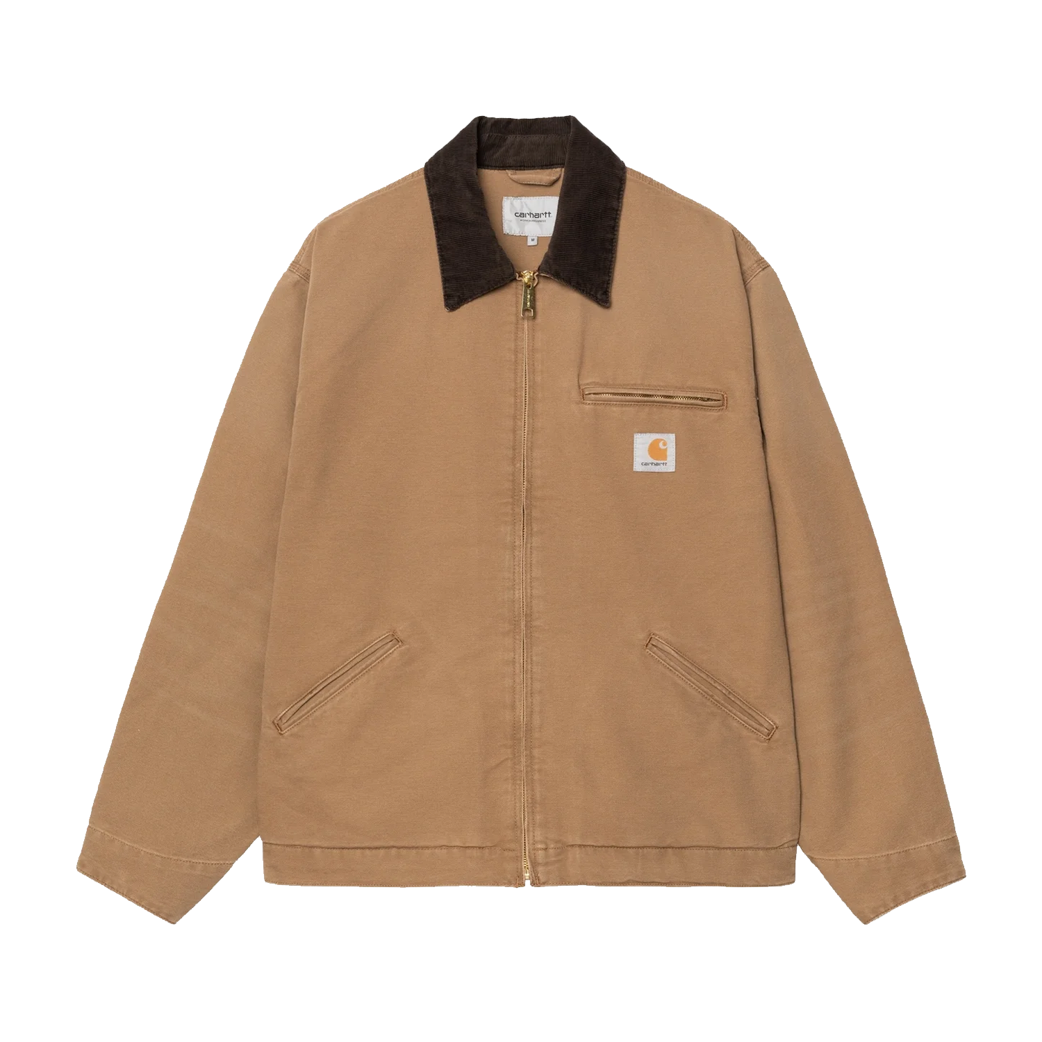 Carhartt WIP OG Detroit Jacket - Hamilton Brown / Tobacco aged Carhartt WIP OG Detroit Jacket - Hamilton Brown / Tobacco aged