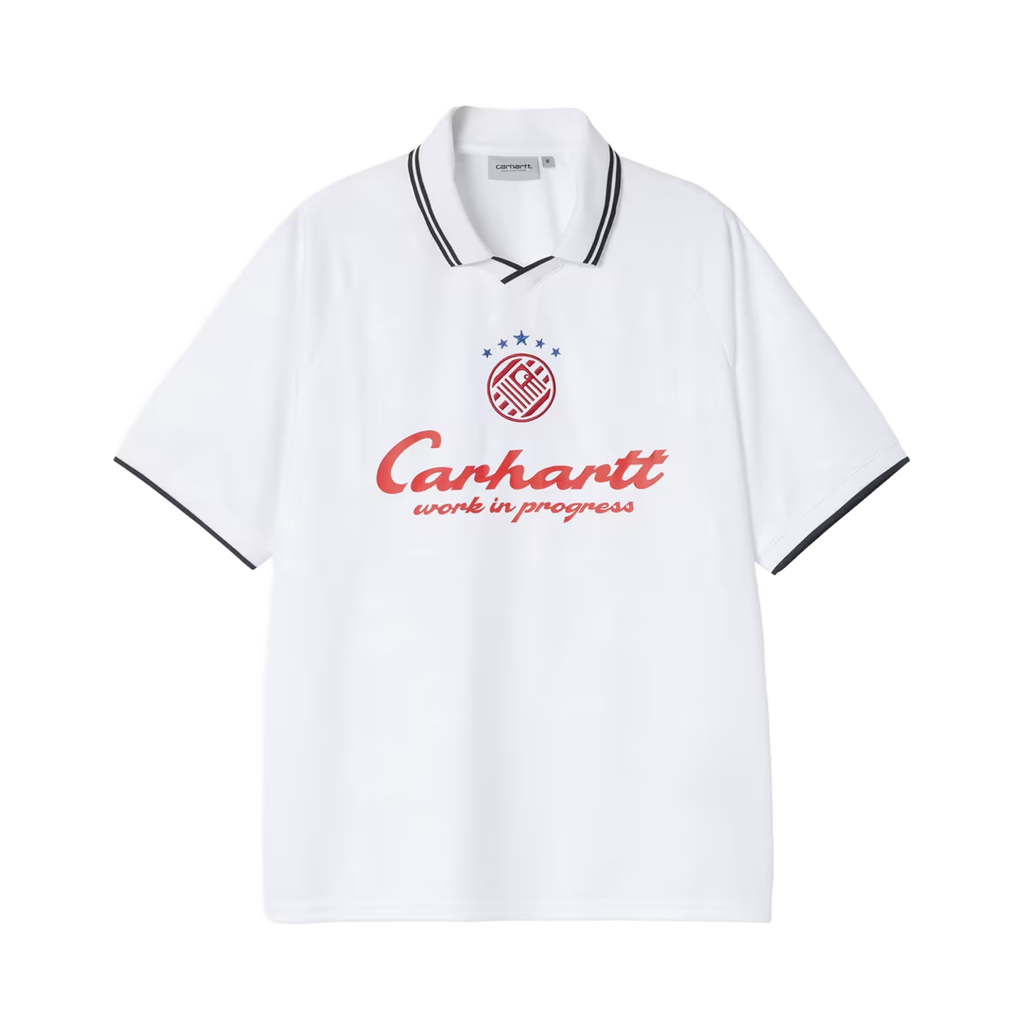 Carhartt WIP S/S Terrace Football T-Shirt - Heart Train Jacquard