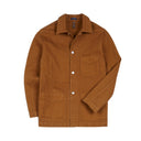Cotton Duck Canvas Five-Pocket Chore Jacket - Tobacco