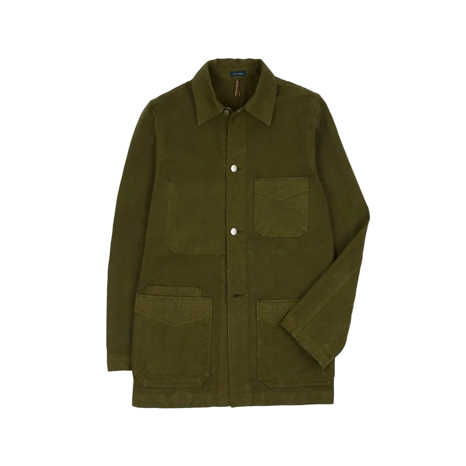 Drake's Duck Cotton Canvas Chore Jacket - Olive – Stomping Ground