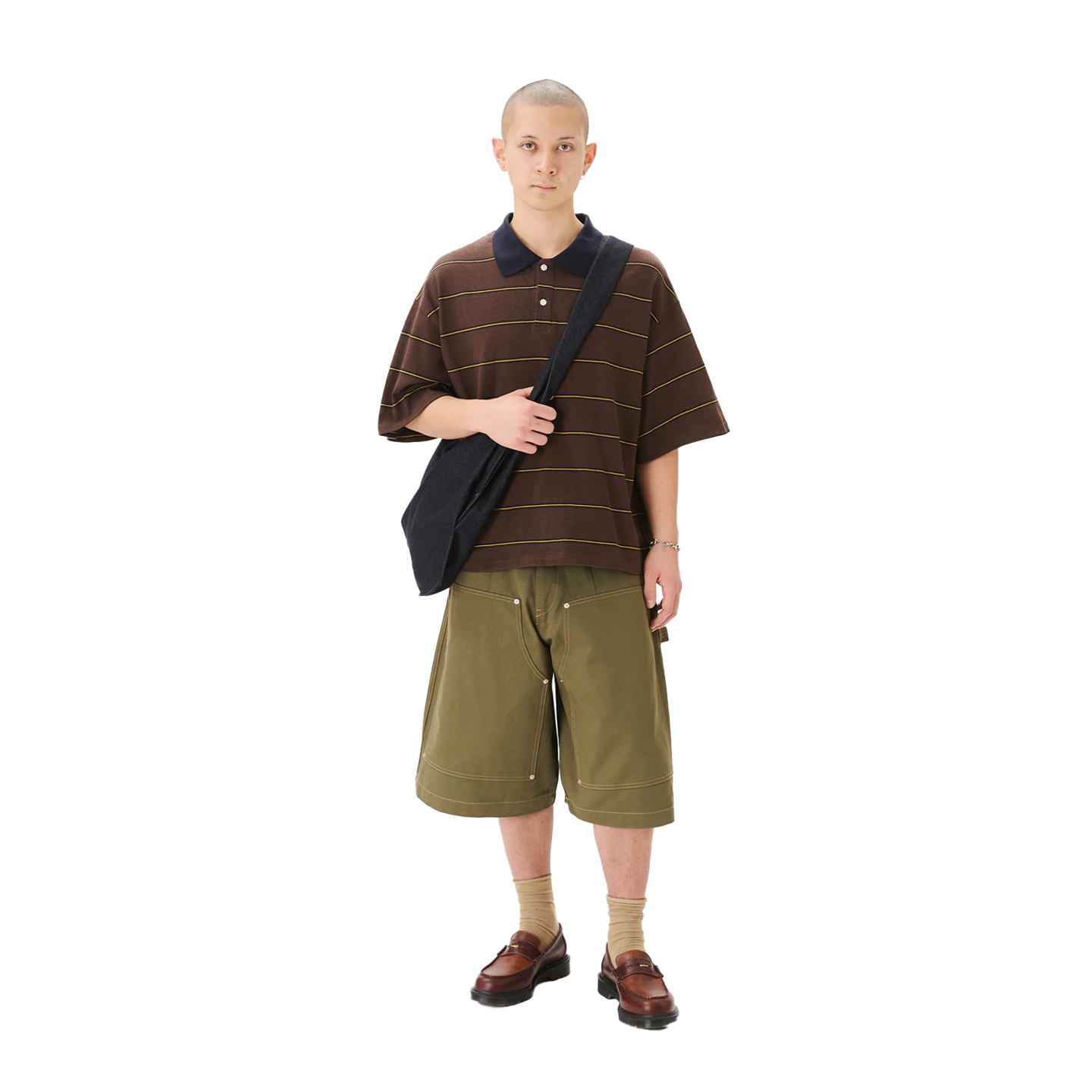 Estudio Niksen Carpenter Wide Shorts - Khaki – Stomping Ground