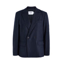 Gekko Pinstripe Blazer - Navy