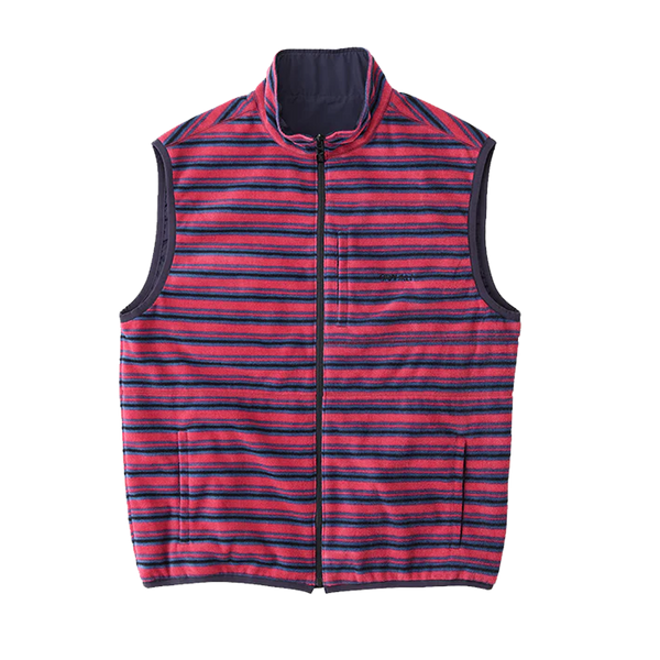 GRAMICCI / THERMAL FLEECE REVERSIBLE VEST/M/ポリエステル/RED/G5FU-J005 Gramicci Thermal Fleece Reversible Vest - Berry Stripe – Stomping