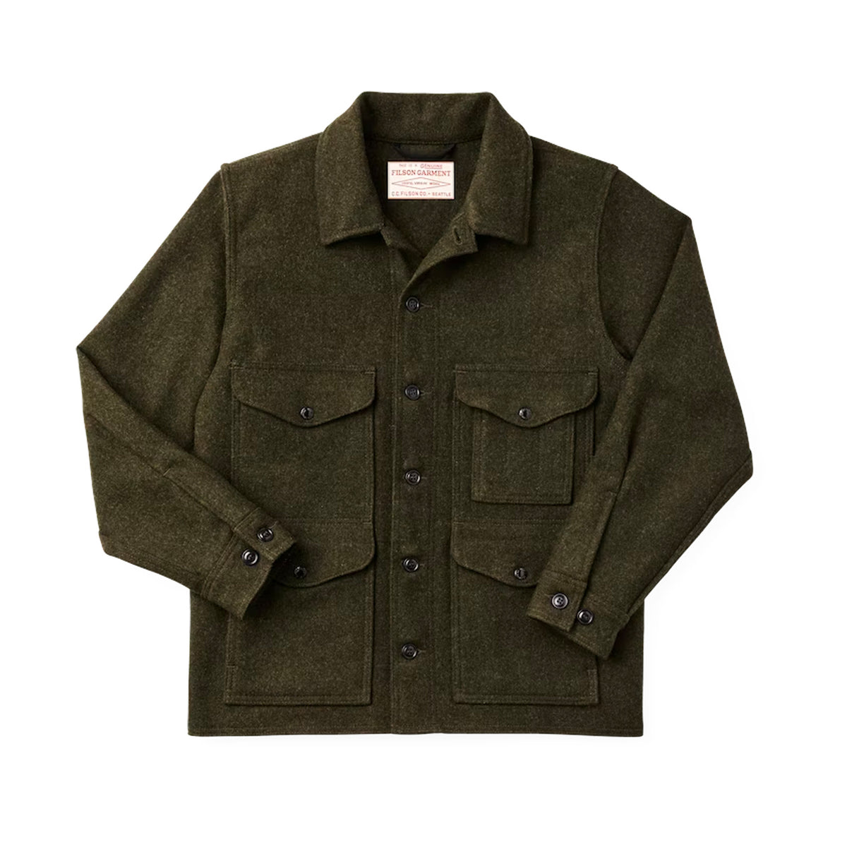 Filson Mackinaw Cruiser - Forest Green – Stomping Ground