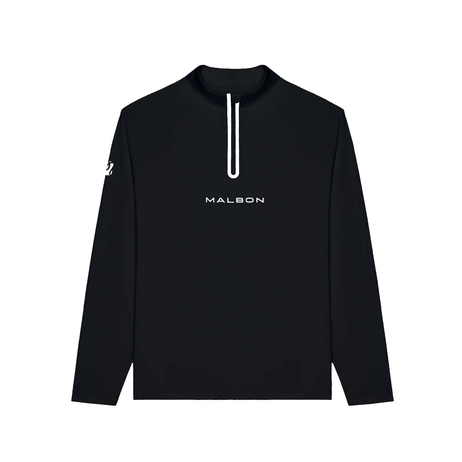 完売 EMAM Reverse Collar Raglan Tops Malbon Performance Raglan Quarter Zip - Black – Stomping Ground