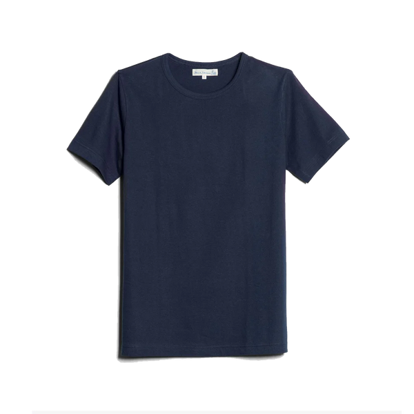 Merz B Schwanen 1950s Loopwheeled Lightweight T-Shirt - Ink