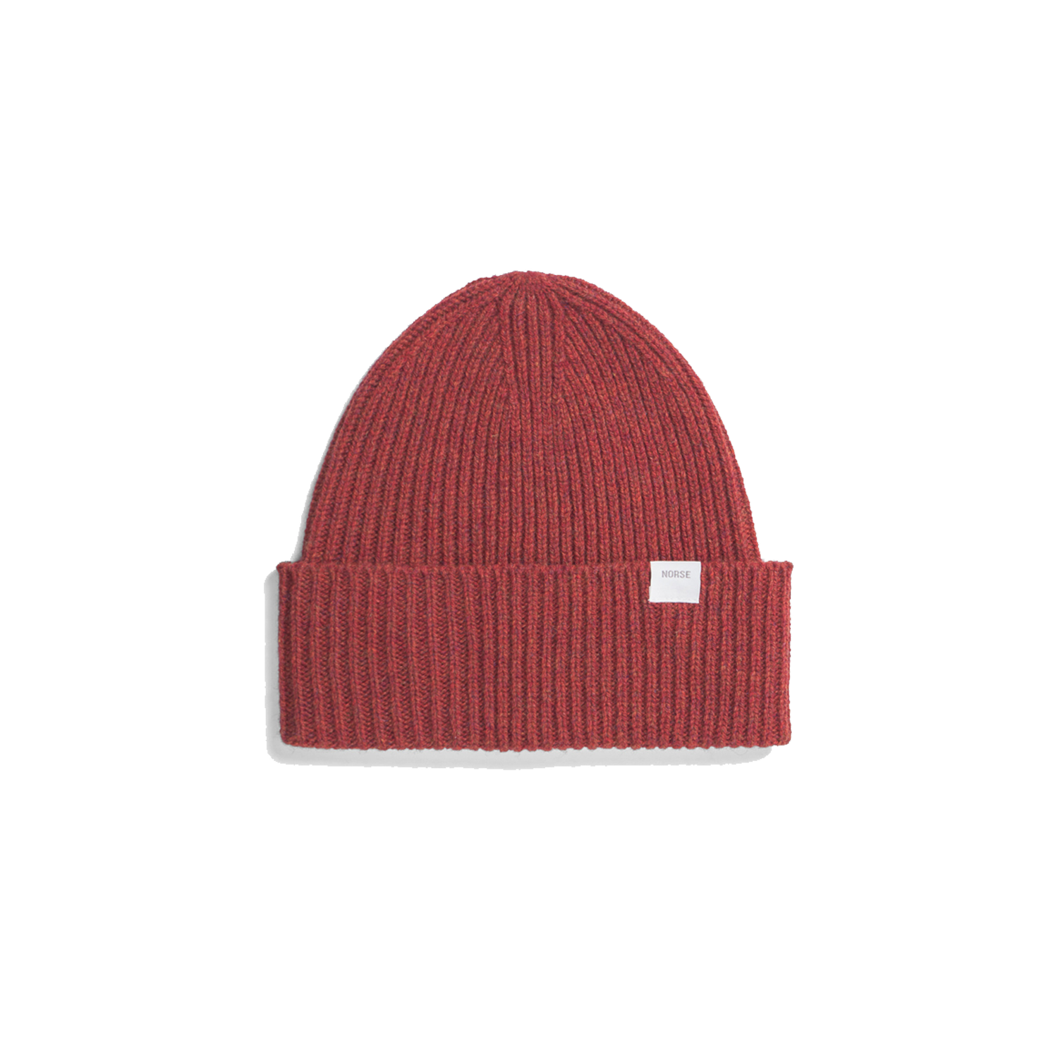 Norse Projects Standard Merino Lambswool Beanie - Brick – Stomping