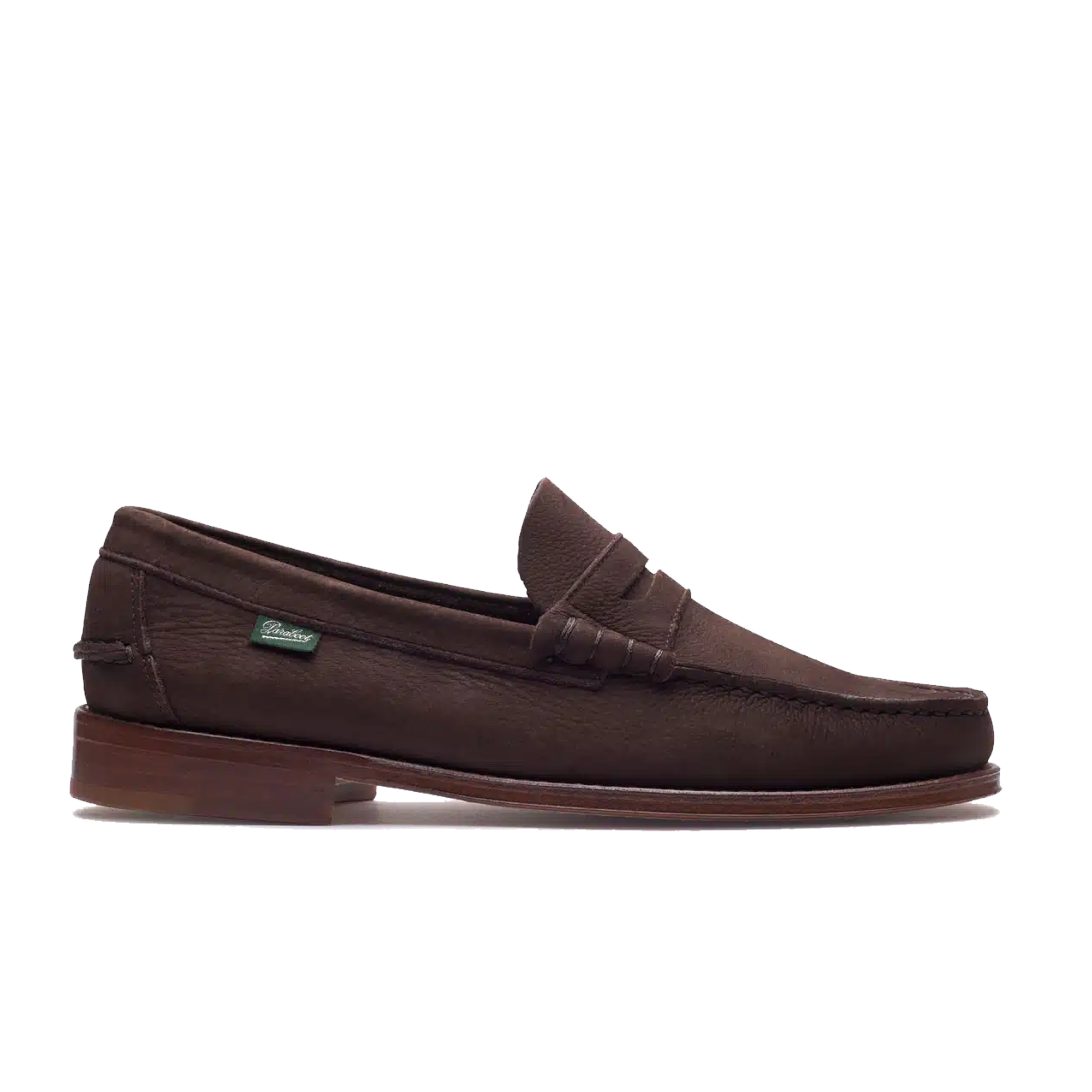 Paraboot Coraux Loafer - Taurillon Nub Chocolate – Stomping Ground