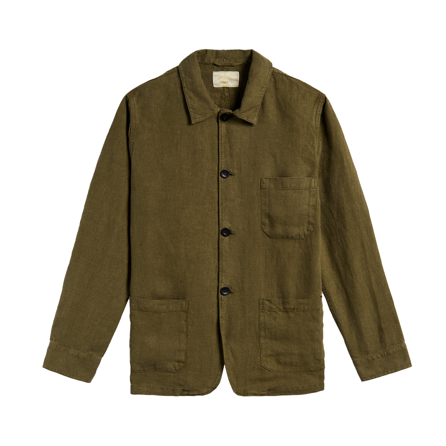 Portuguese Flannel Labura Linen - Olive – Stomping Ground