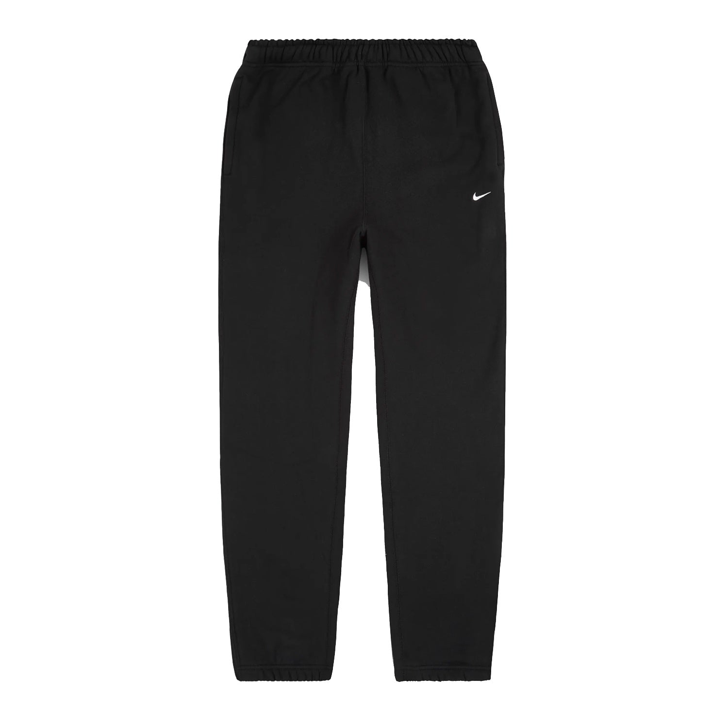 【NIKE】SOLO SWOOSH TRACK PANT BLACK Nike Solo Swoosh Fleece Jogging Pants - Black – Stomping Ground