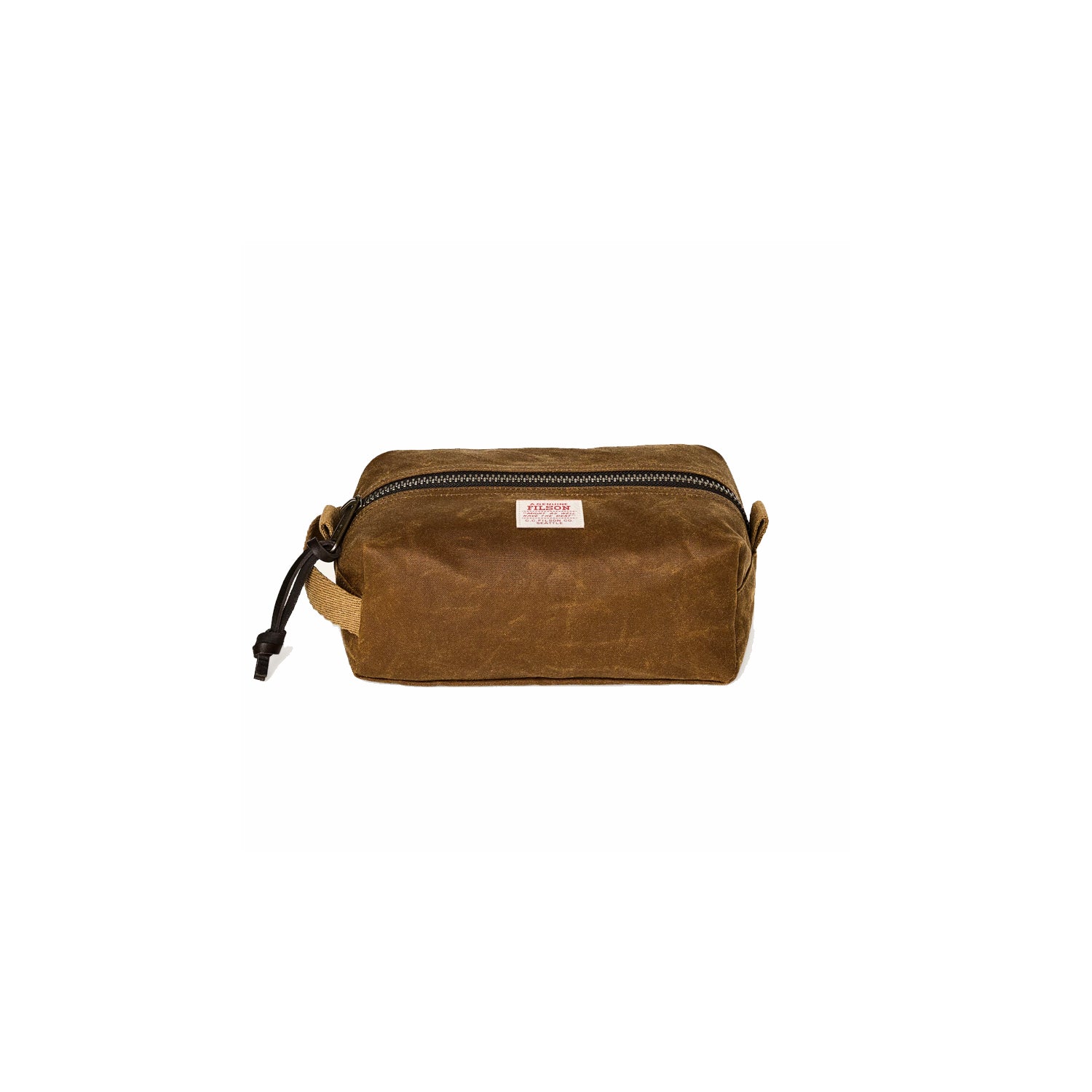 Filson Tin Cloth Travel Kit - Dark Tan – Stomping Ground