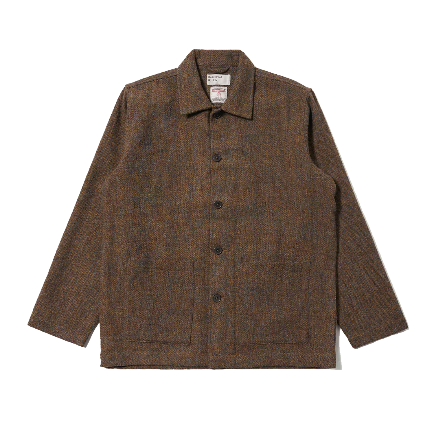 Universal Works Easy Jacket - Gold Harris Tweed – Stomping Ground
