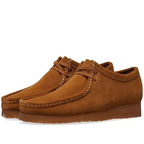 Brown wallabees hotsell