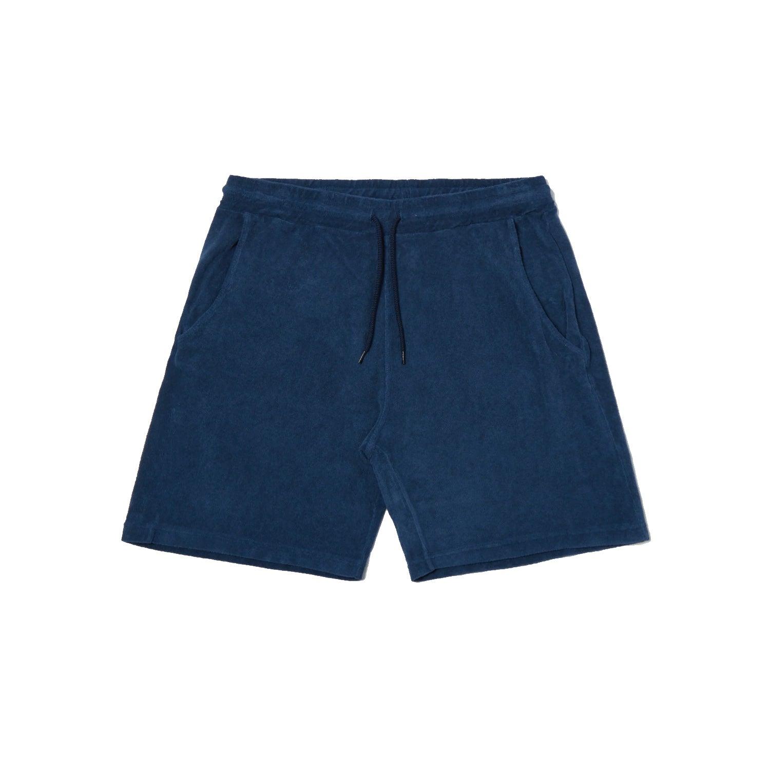 Navy blue hot sale fleece shorts