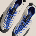 Village 1PM Mid - Cream - Blue / Natural Black