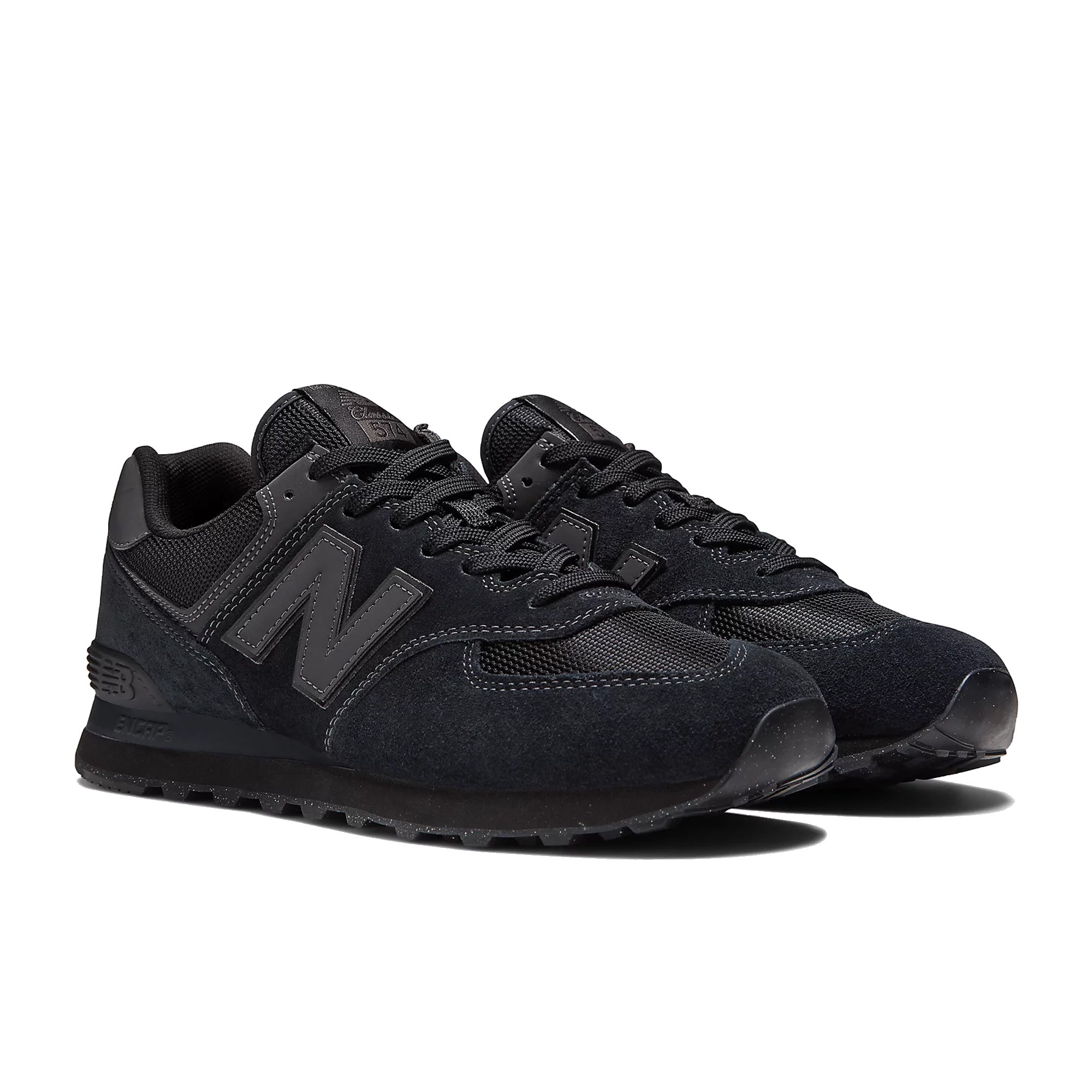 New Balance 574 Core - Black/Black ML574EVE – Stomping Ground