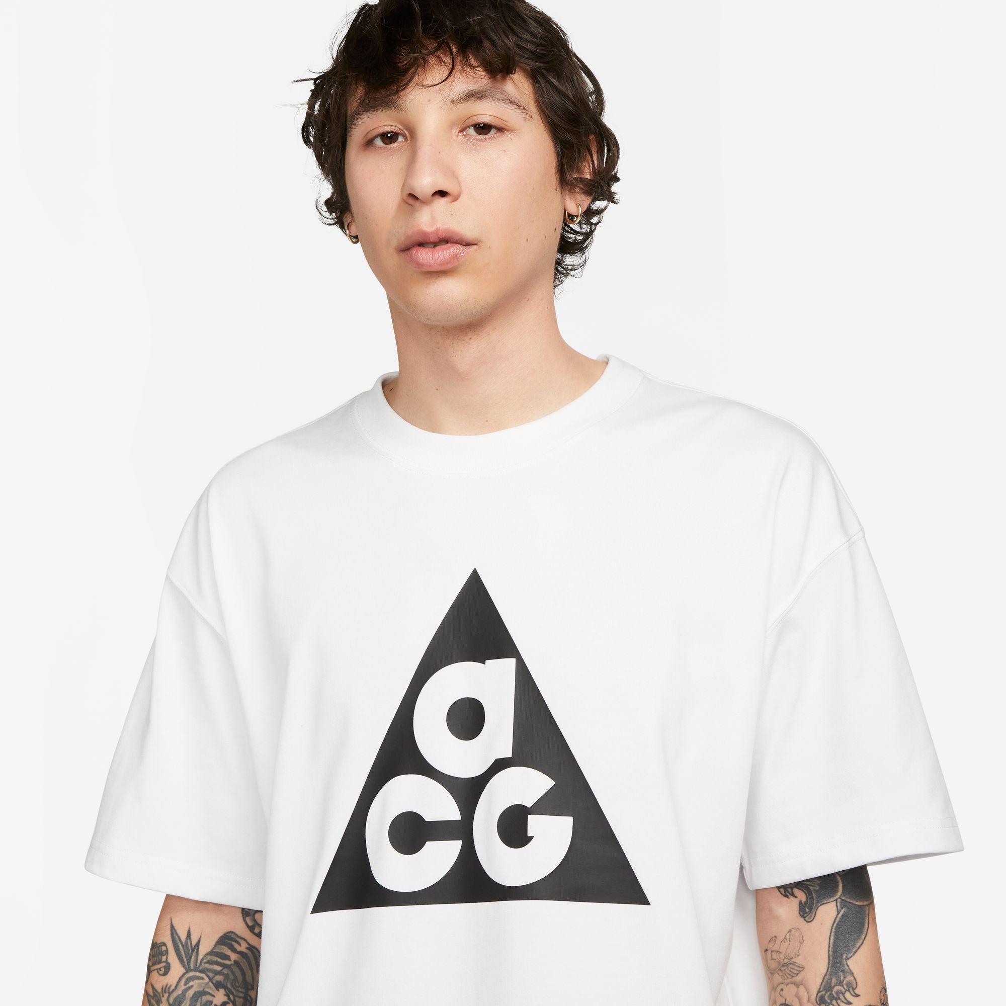 Nike acg white t shirt sale