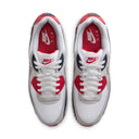 Air Max 90 - White / Cool Grey-University Red
