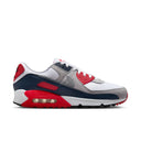 Air Max 90 - White / Cool Grey-University Red