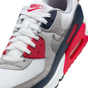 Air Max 90 - White / Cool Grey-University Red