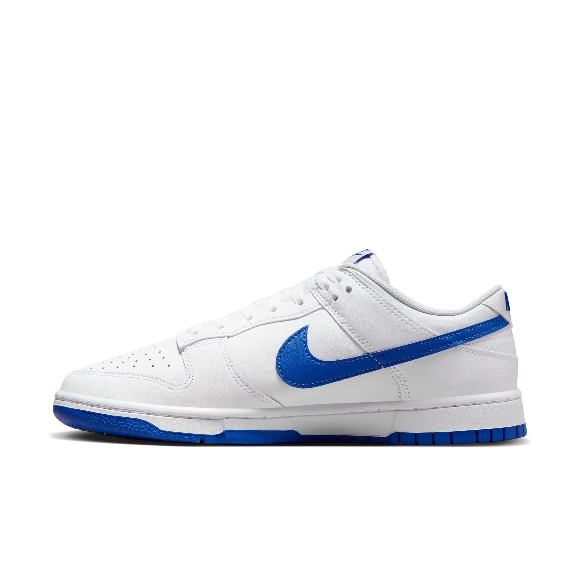 Nike Dunk Low Retro - White/Hyper Royal – Stomping Ground