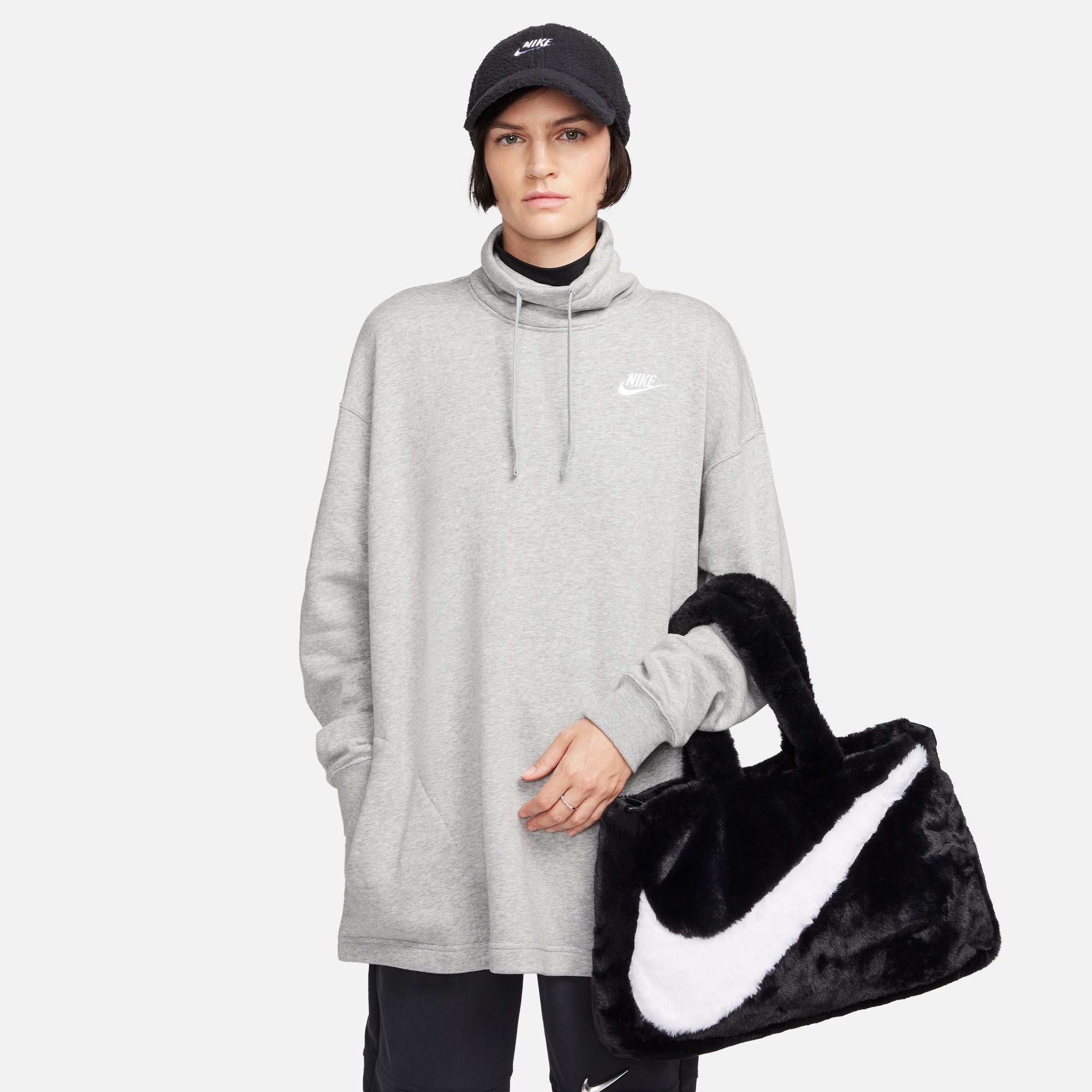 Furry Nike Shoulder Bag