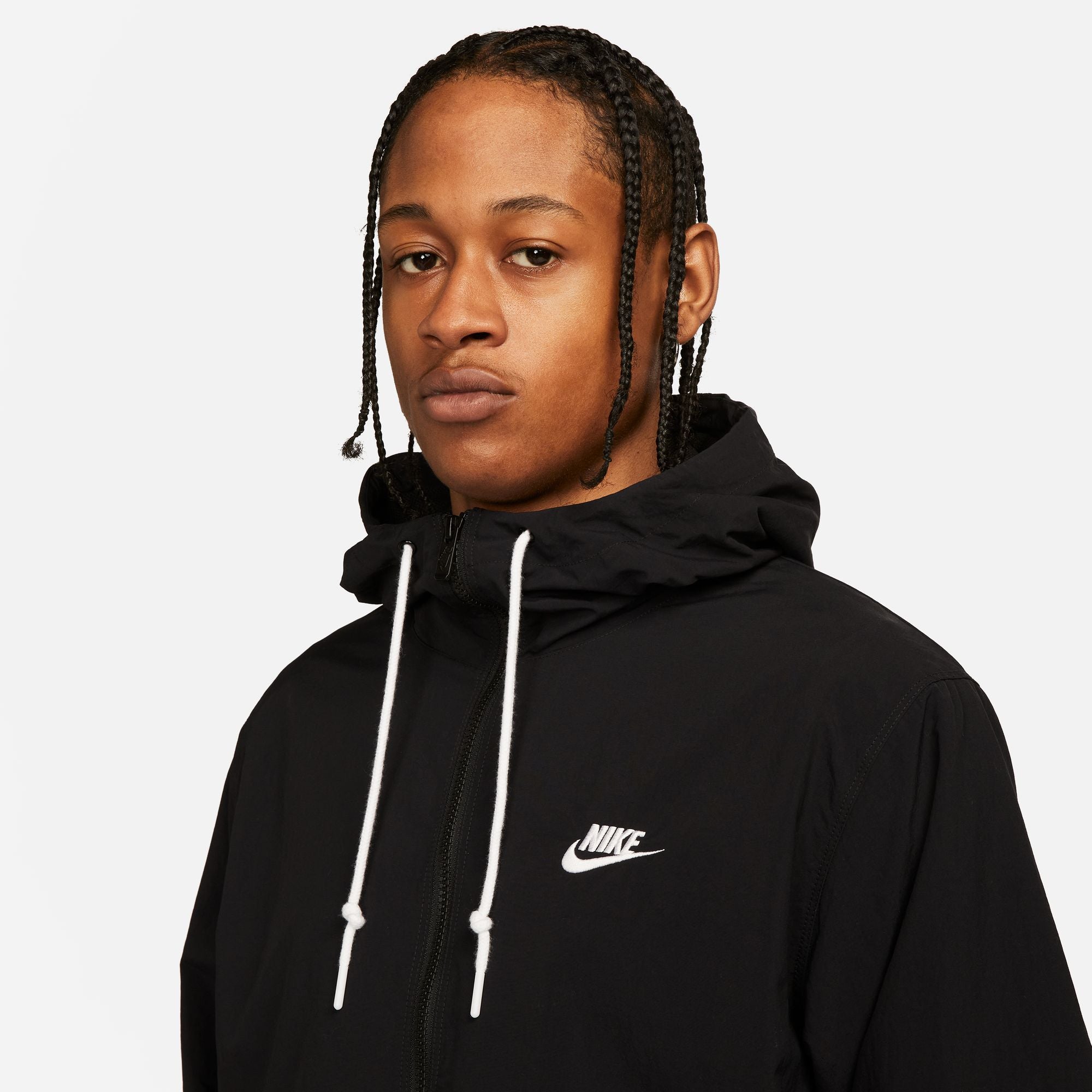 Nike tech fleece windrunner on sale noir