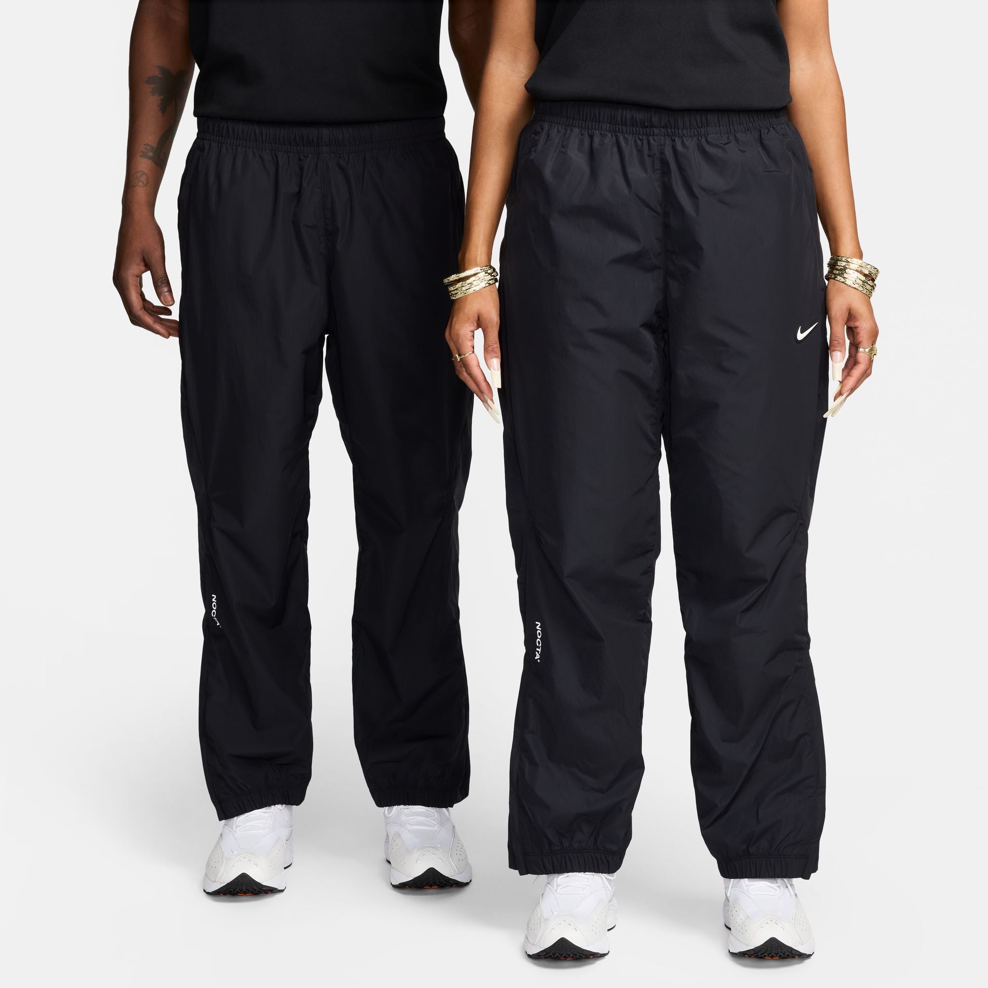 Nike Nocta Northstar Nylon Track Pants - Black / Black / White