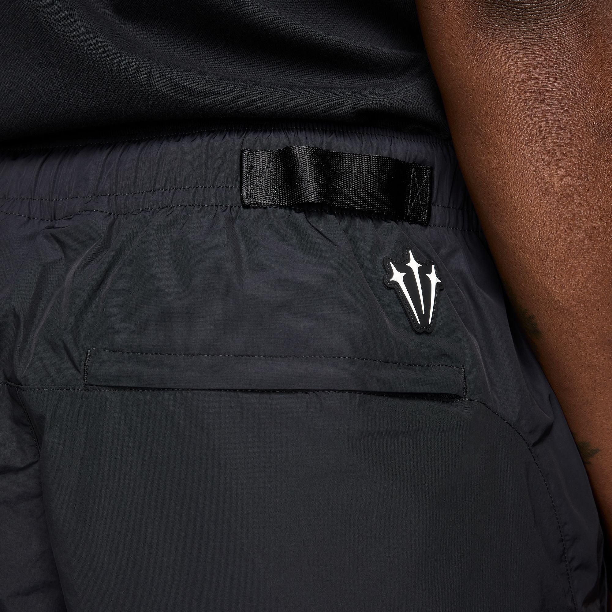 NIKE NOCTA NORTH STAR/ナイロントラックパンツXS/USED Nike Nocta Northstar Nylon Track Pants - Black / Black / White