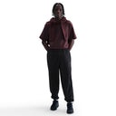 Nike Solo Swoosh Cuffed Fleece Pants - BLACK/BLACK/WHITE