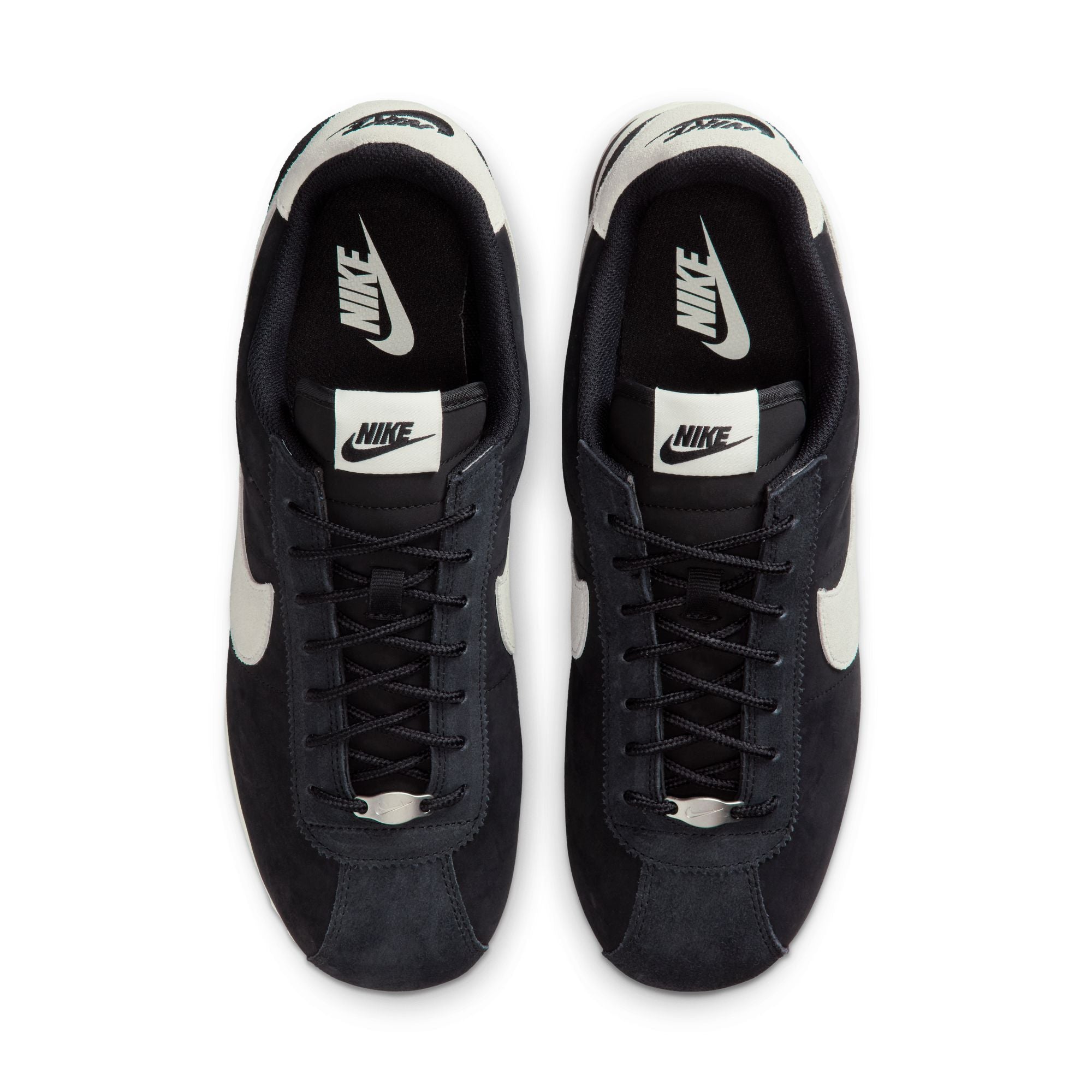 Nike Cortez Premium - Black/Black - Sail – Stomping Ground