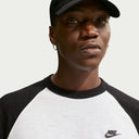 Nike 3/4-Sleeve Raglan Top - Black/ White / Black