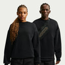 Nocta Trapezoid-Cut Crew-Neck Pullover - Black / Refblk