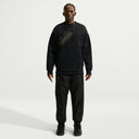 Nocta Trapezoid-Cut Crew-Neck Pullover - Black / Refblk