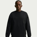 Nocta Trapezoid-Cut Crew-Neck Pullover - Black / Refblk