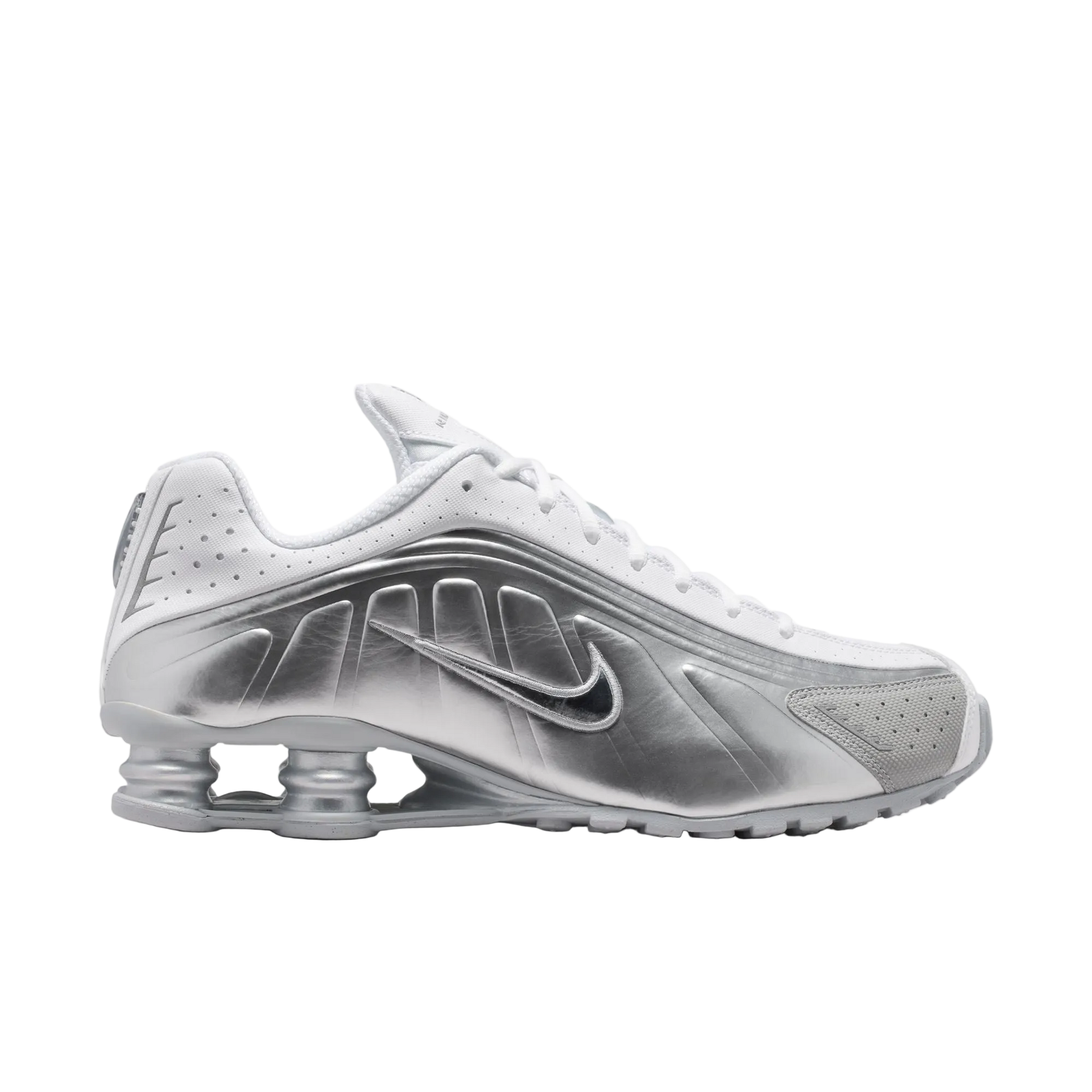 Nike Shox R4 SE - Metallic Silver – Stomping Ground Nike Shox R4 SE - Metallic Silver – Stomping Ground