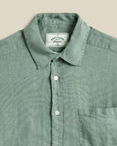 Linen Long Sleeve - Dry Green
