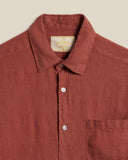 Linen Long Sleeve - Terracotta