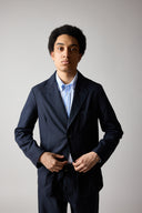 Two Button Jacket - Navy Tropical Suiting