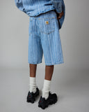 Rylan Stripe Short - Stone Bleach