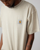 S/S Nelson T-Shirt -Fleur de Sel Garment Dyed
