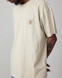 S/S Nelson T-Shirt -Fleur de Sel Garment Dyed