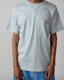 S/S Pocket T-shirt- Grey Heather
