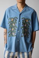 Ronen S/S Shirt - EMB20 - Light Indigo