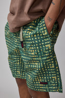 Nylon Packable G-Short - Batik Green