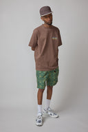 Nylon Packable G-Short - Batik Green