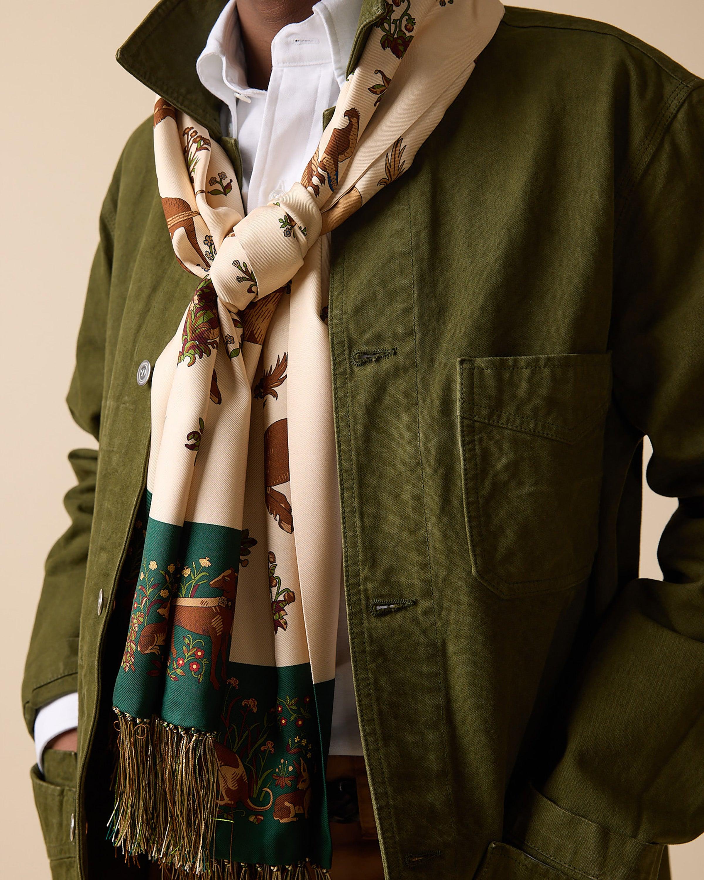 Drake's Duck Cotton Canvas Chore Jacket - Olive – Stomping Ground